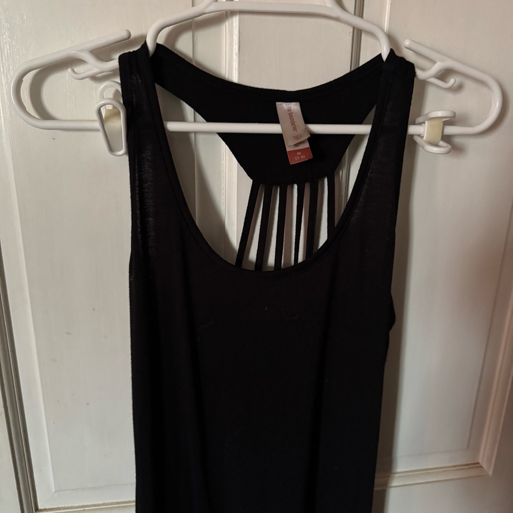 Black Dress with Strappy Back